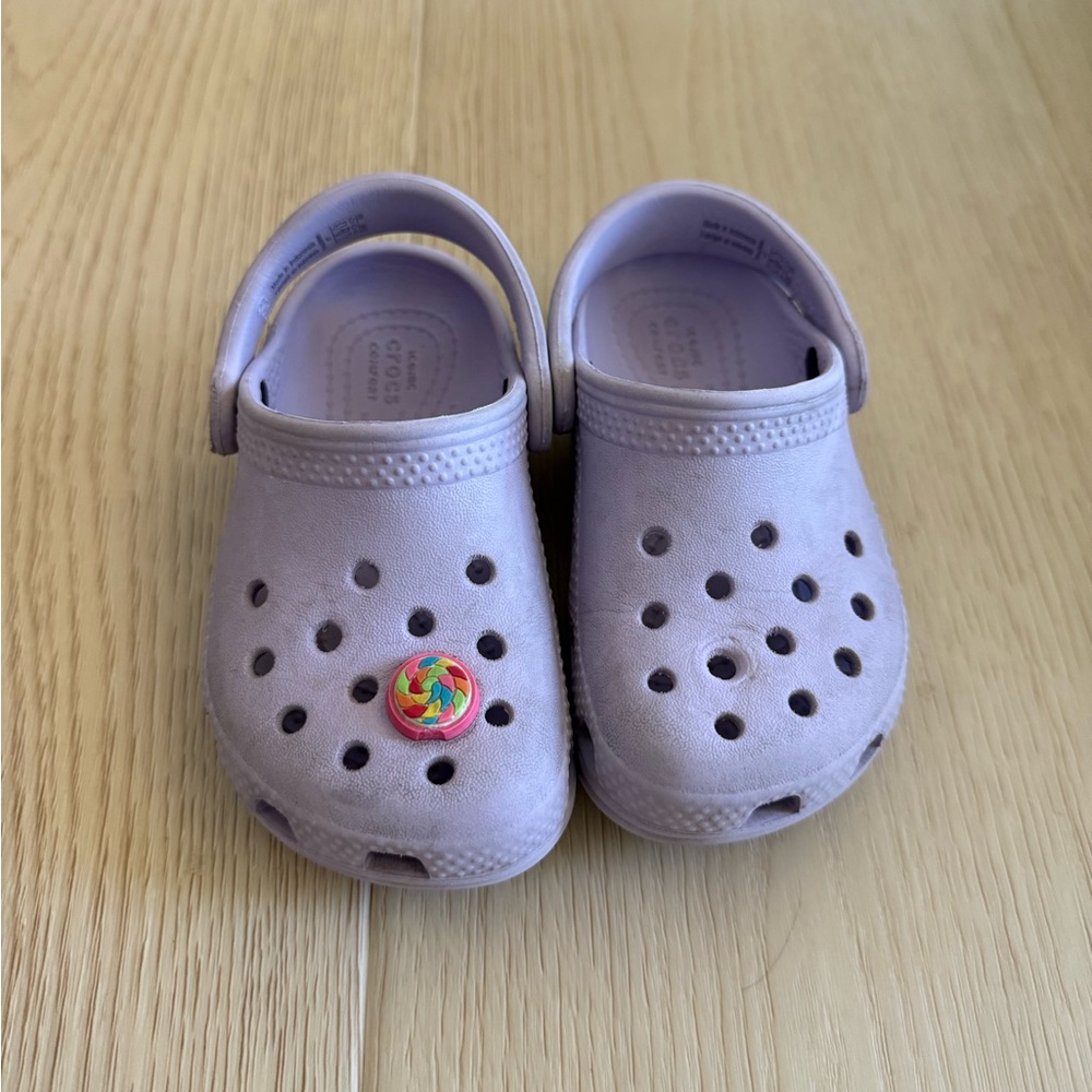 CROCS Kids Light Purple Clogs